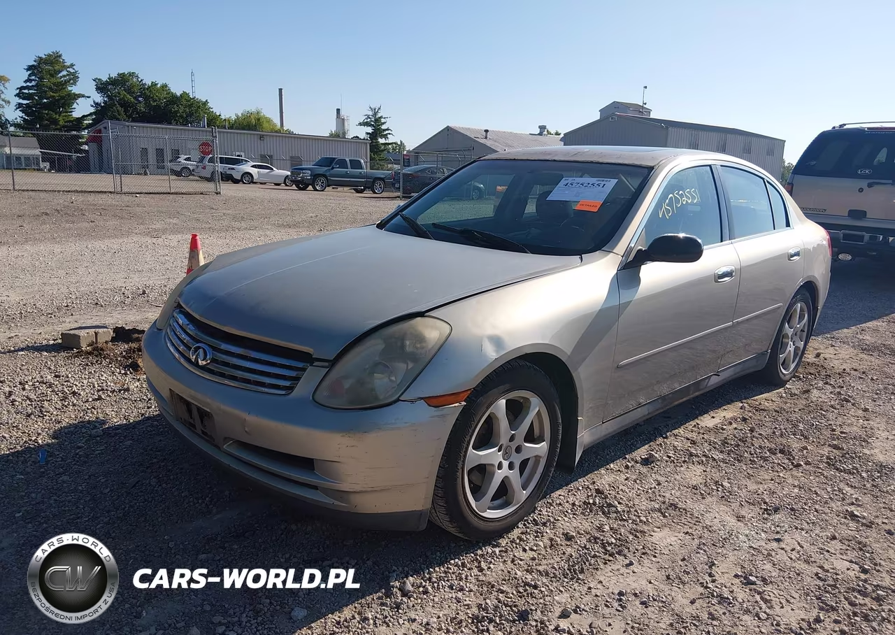 2003 Infiniti G35 Luxury Leather VIN:JNKCV51E03M330884 - 2