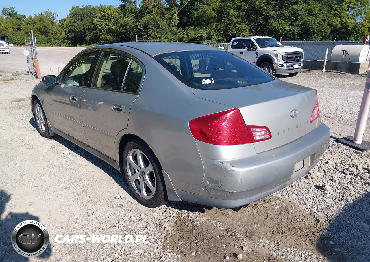 2003 Infiniti G35 Luxury Leather VIN:JNKCV51E03M330884 - 3
