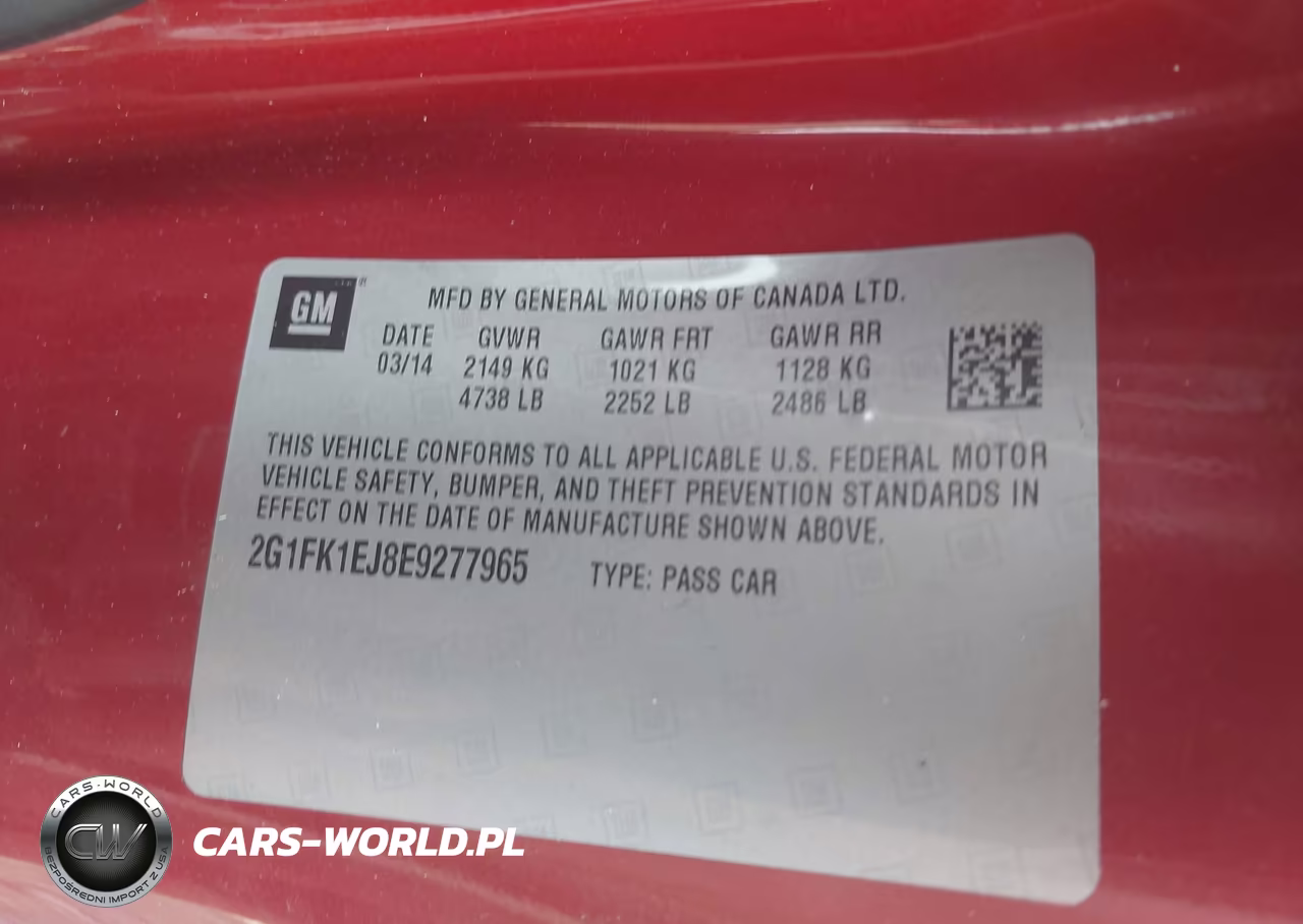 2014 Chevrolet Camaro 2Ss VIN:2G1FK1EJ8E9277965 - 9