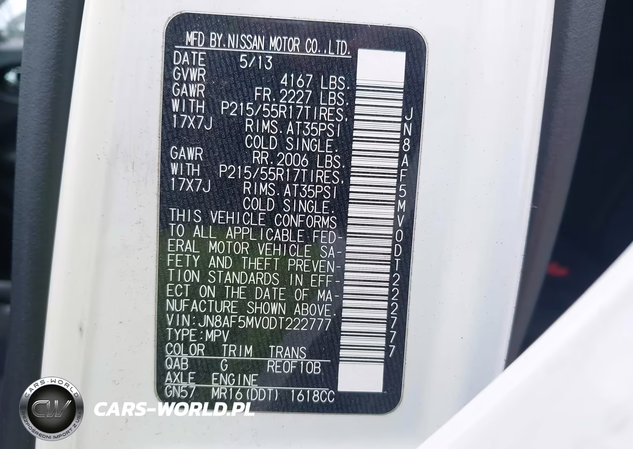 2013 Nissan Juke Sv VIN:JN8AF5MV0DT222777 - 9
