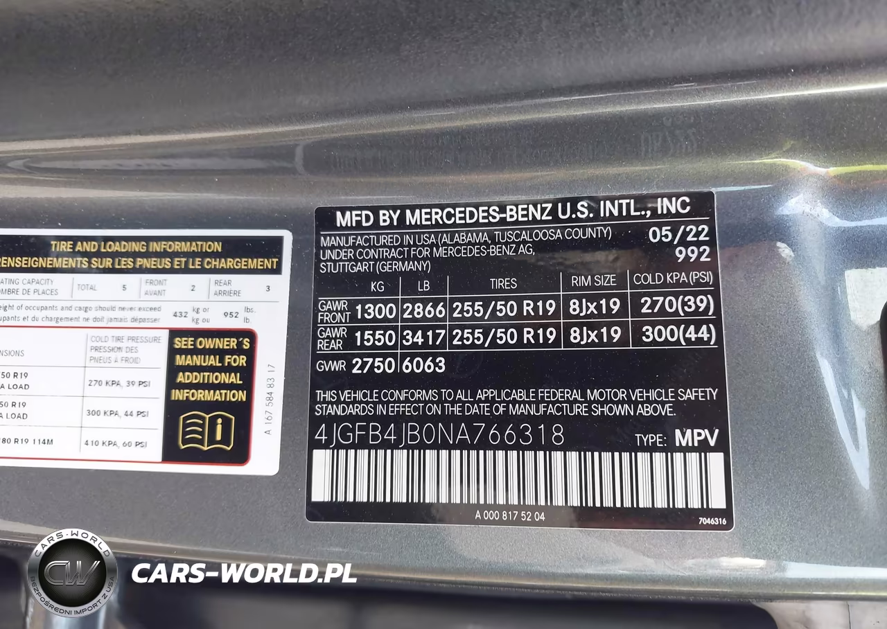 2022 Mercedes-Benz Gle 350 VIN:4JGFB4JB0NA766318 - 9