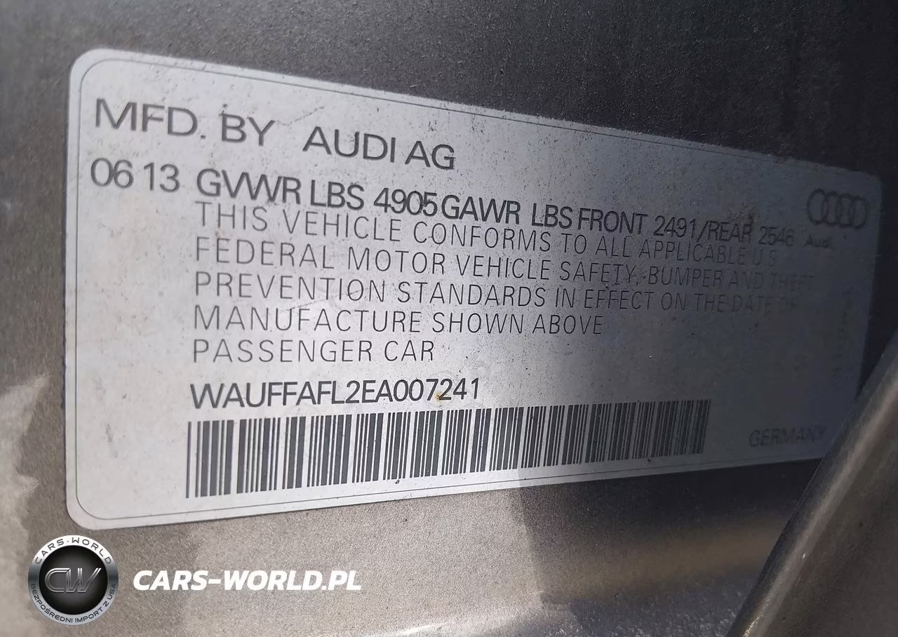 2014 Audi A4 2.0T Premium VIN:WAUFFAFL2EA007241 - 9