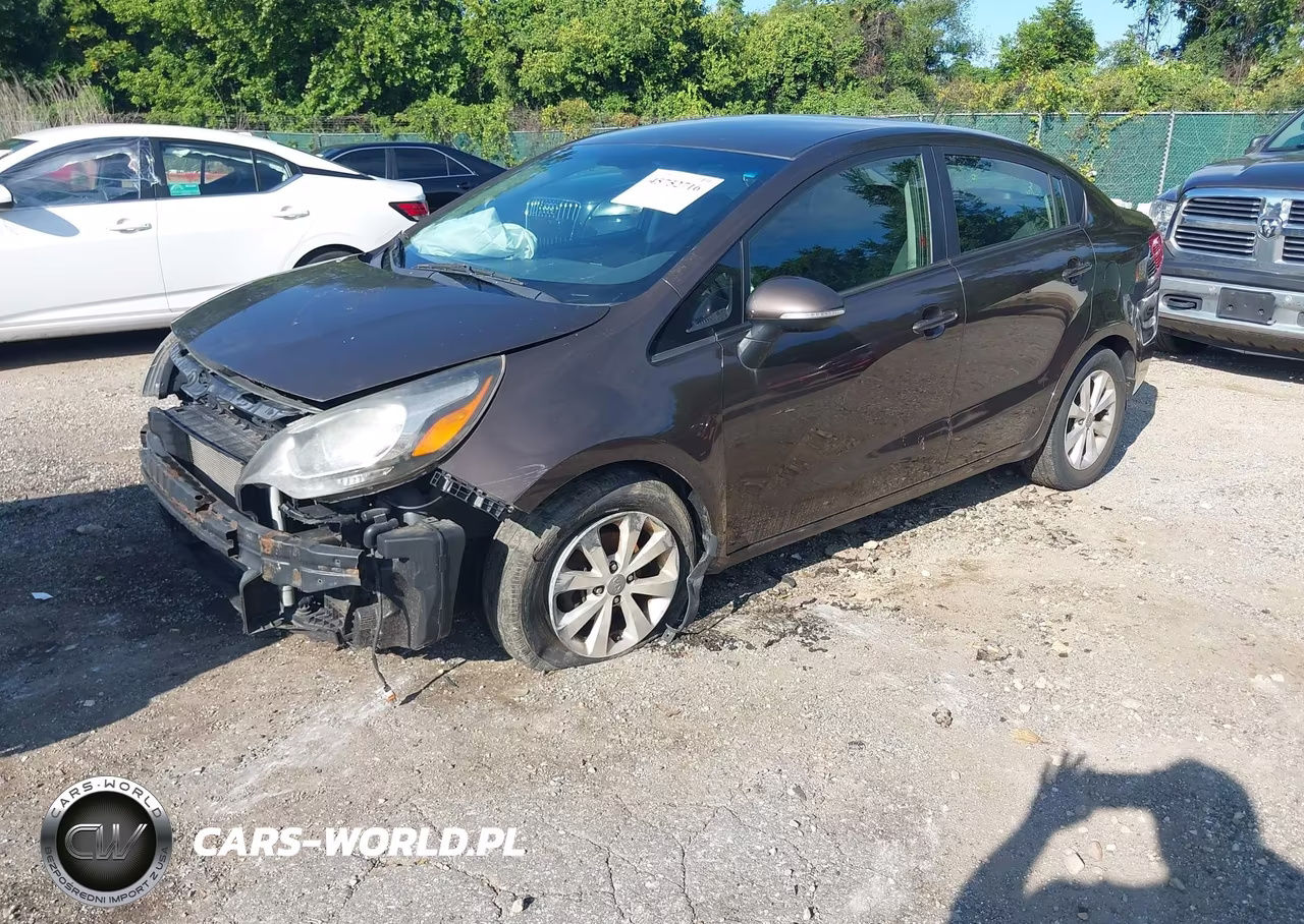 2013 Kia Rio Ex VIN:KNADN4A35D6241295 - 2