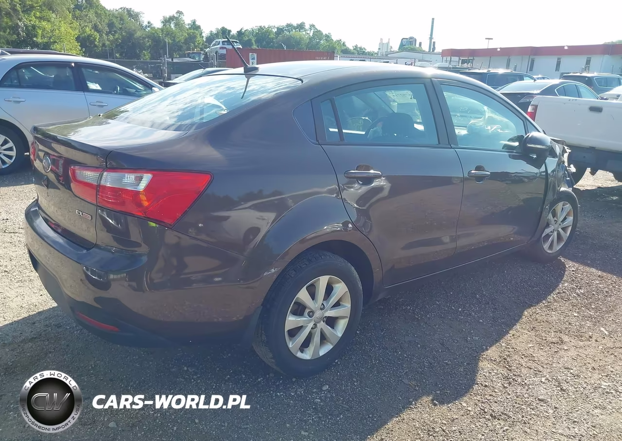 2013 Kia Rio Ex VIN:KNADN4A35D6241295 - 4