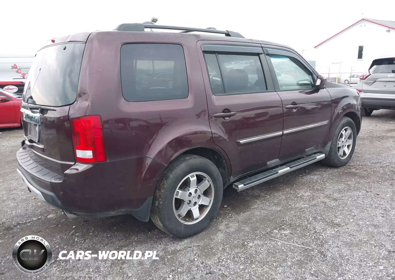 2010 Honda Pilot Touring VIN:5FNYF4H92AB018398 - 4