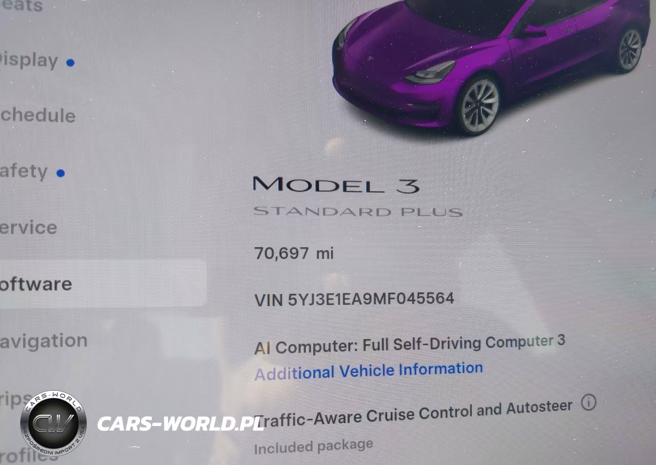 2021 Tesla Model 3 VIN:5YJ3E1EA9MF045564 - 14