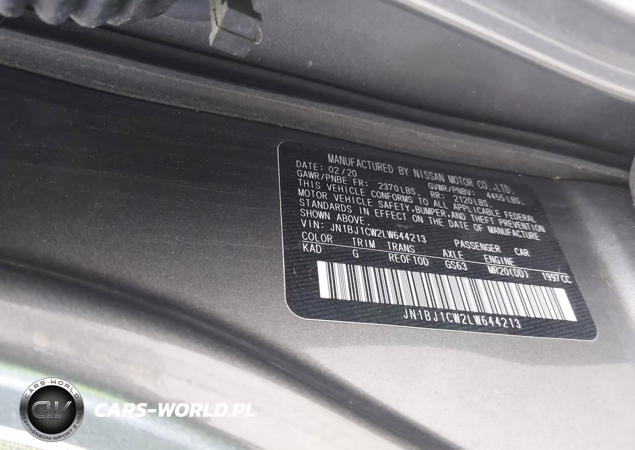 2020 Nissan Rogue Sport Sv Awd Xtronic Cvt VIN:JN1BJ1CW2LW644213 - 9