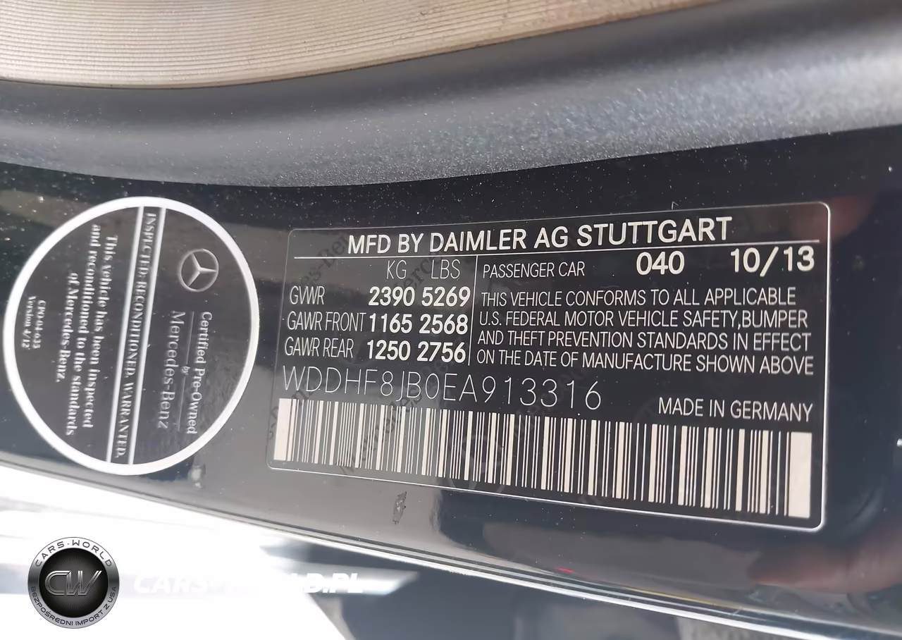 2014 Mercedes-Benz E 350 4Matic VIN:WDDHF8JB0EA913316 - 9