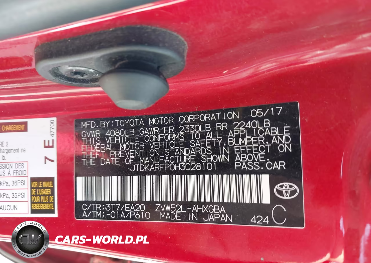 2017 Toyota Prius Prime Premium VIN:JTDKARFP0H3028101 - 9