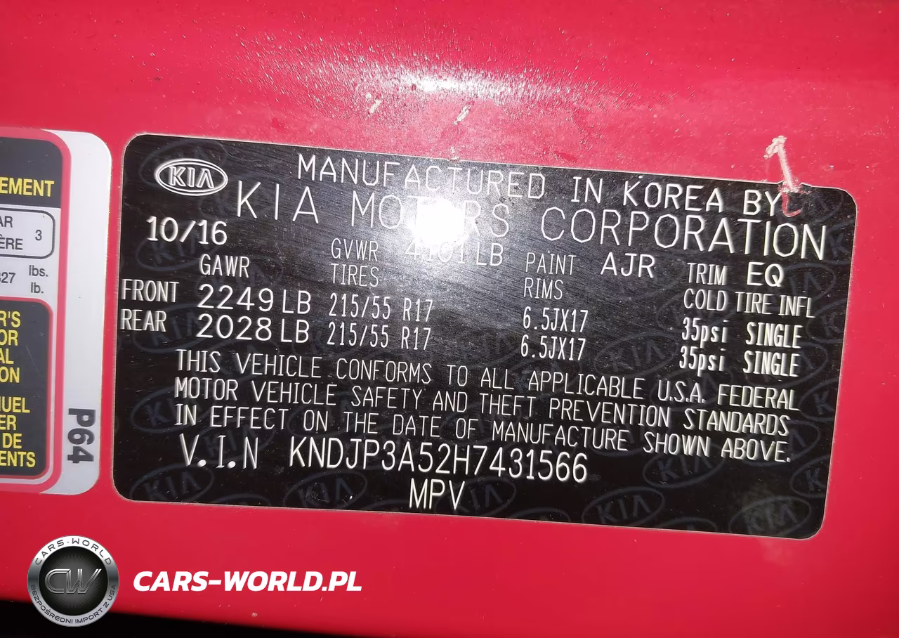 2017 Kia Soul + VIN:KNDJP3A52H7431566 - 9