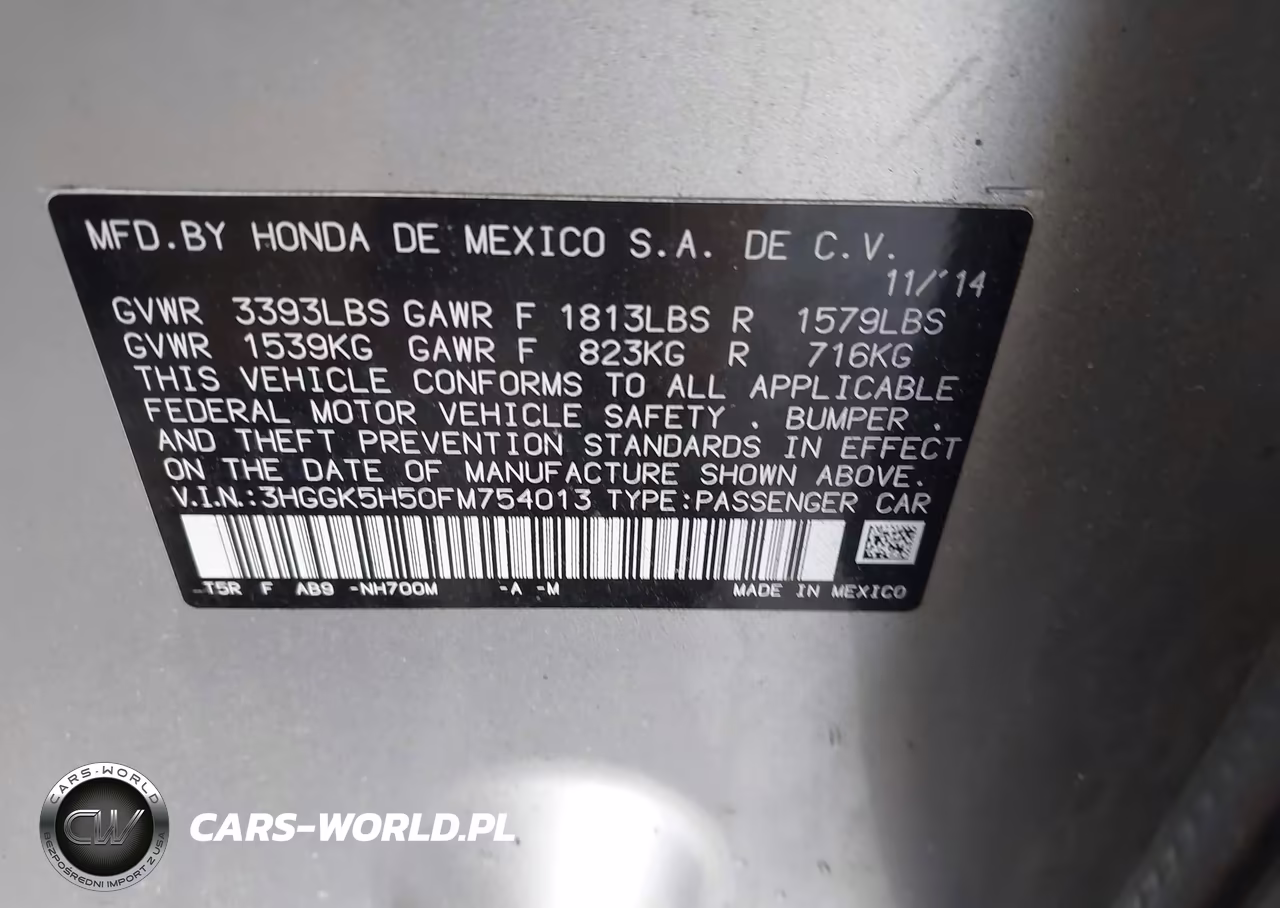 2015 Honda Fit Lx VIN:3HGGK5H50FM754013 - 9