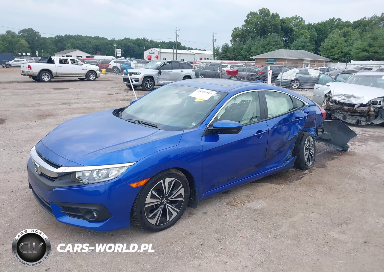 2018 Honda Civic Ex-L VIN:JHMFC1F74JX024675 - 2