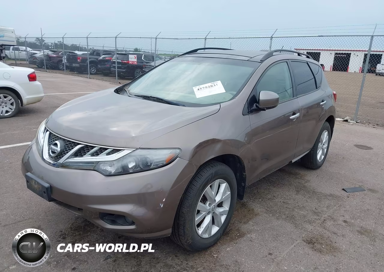 2011 Nissan Murano Sv VIN:JN8AZ1MW5BW167585 - 2