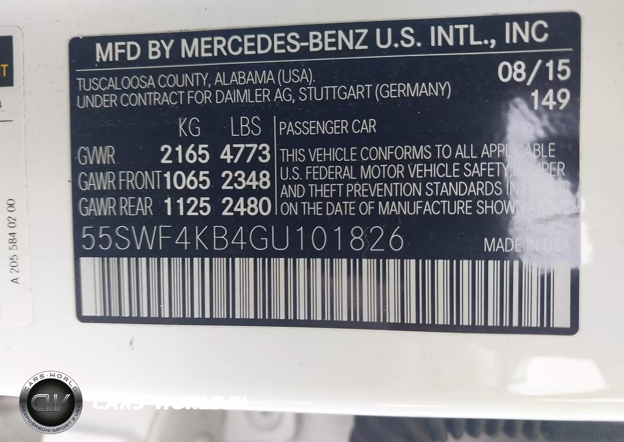 2016 Mercedes-Benz C 300 4Matic VIN:55SWF4KB4GU101826 - 9