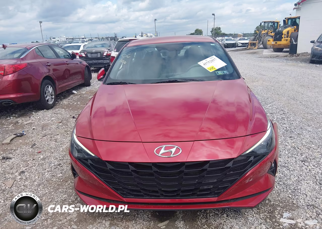 2023 Hyundai Elantra Hybrid Blue VIN:KMHLM4AJ4PU034568 - 12