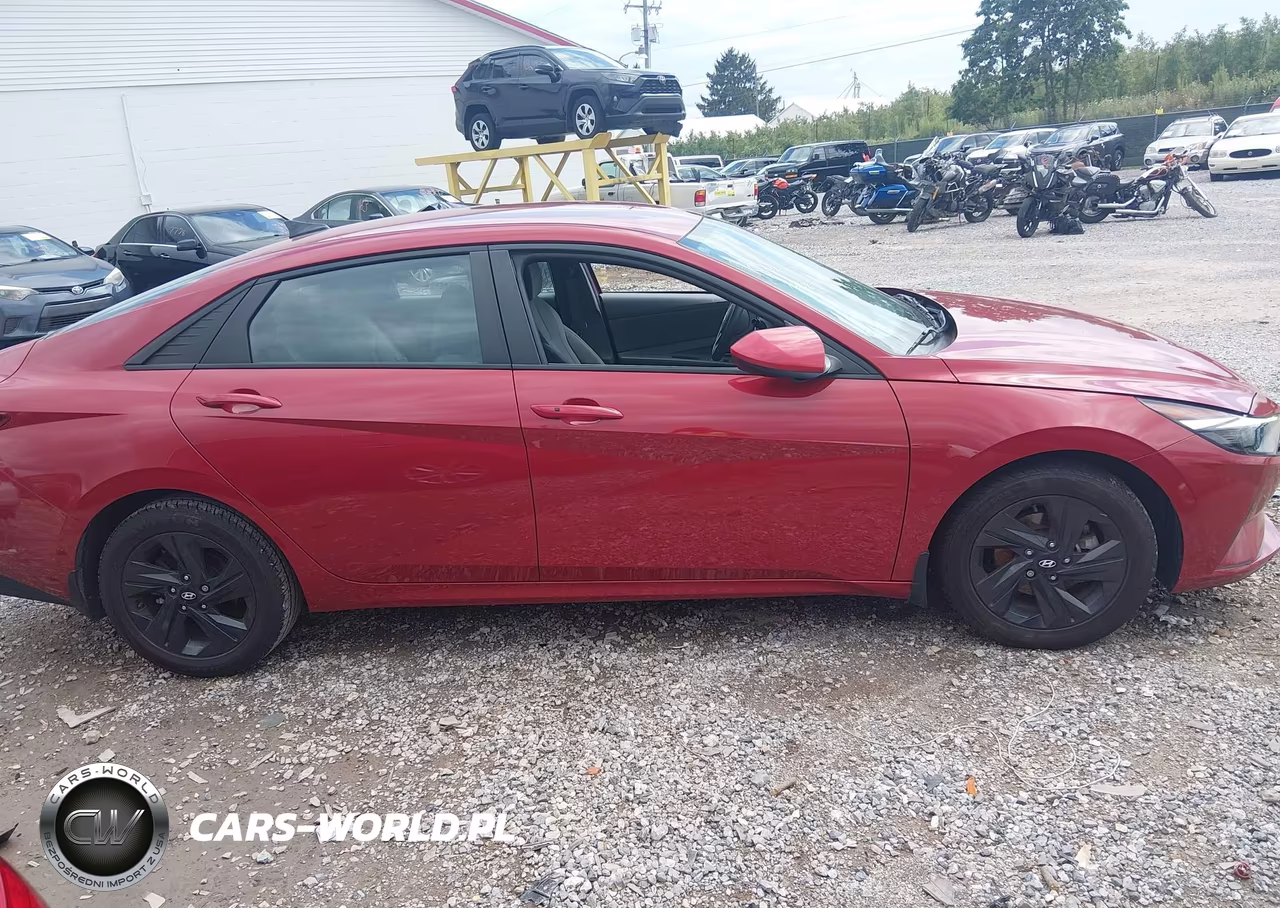 2023 Hyundai Elantra Hybrid Blue VIN:KMHLM4AJ4PU034568 - 13
