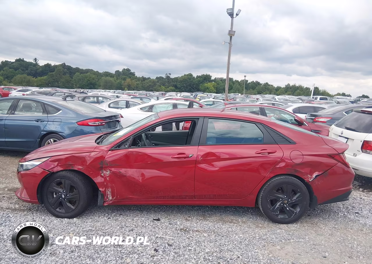 2023 Hyundai Elantra Hybrid Blue VIN:KMHLM4AJ4PU034568 - 14