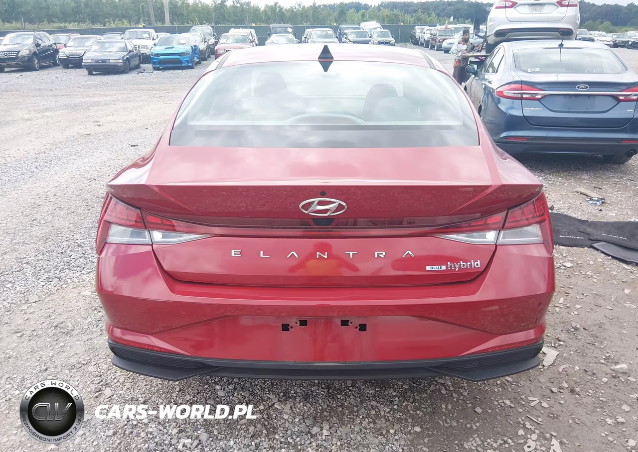 2023 Hyundai Elantra Hybrid Blue VIN:KMHLM4AJ4PU034568 - 16