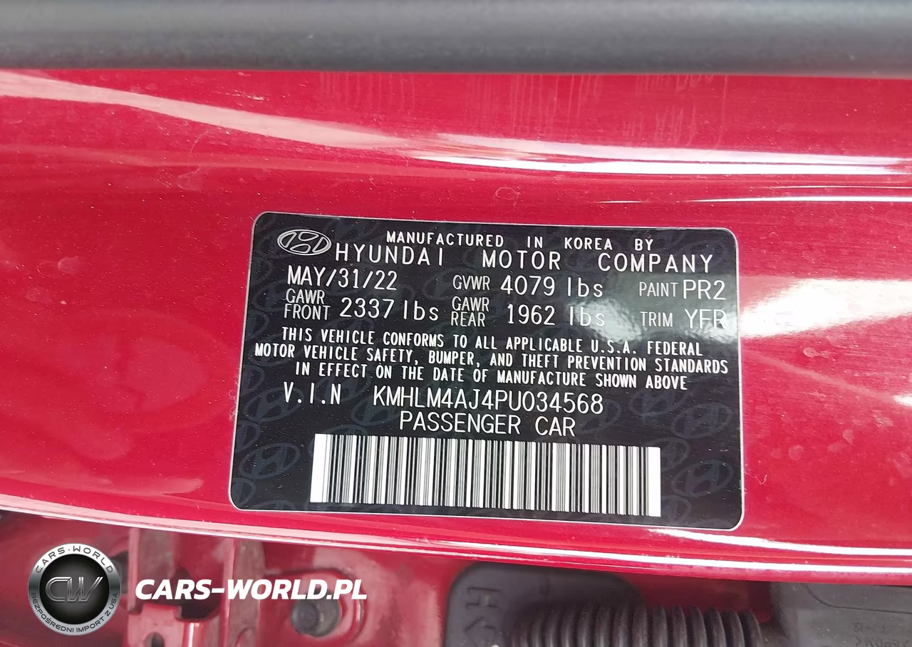 2023 Hyundai Elantra Hybrid Blue VIN:KMHLM4AJ4PU034568 - 9