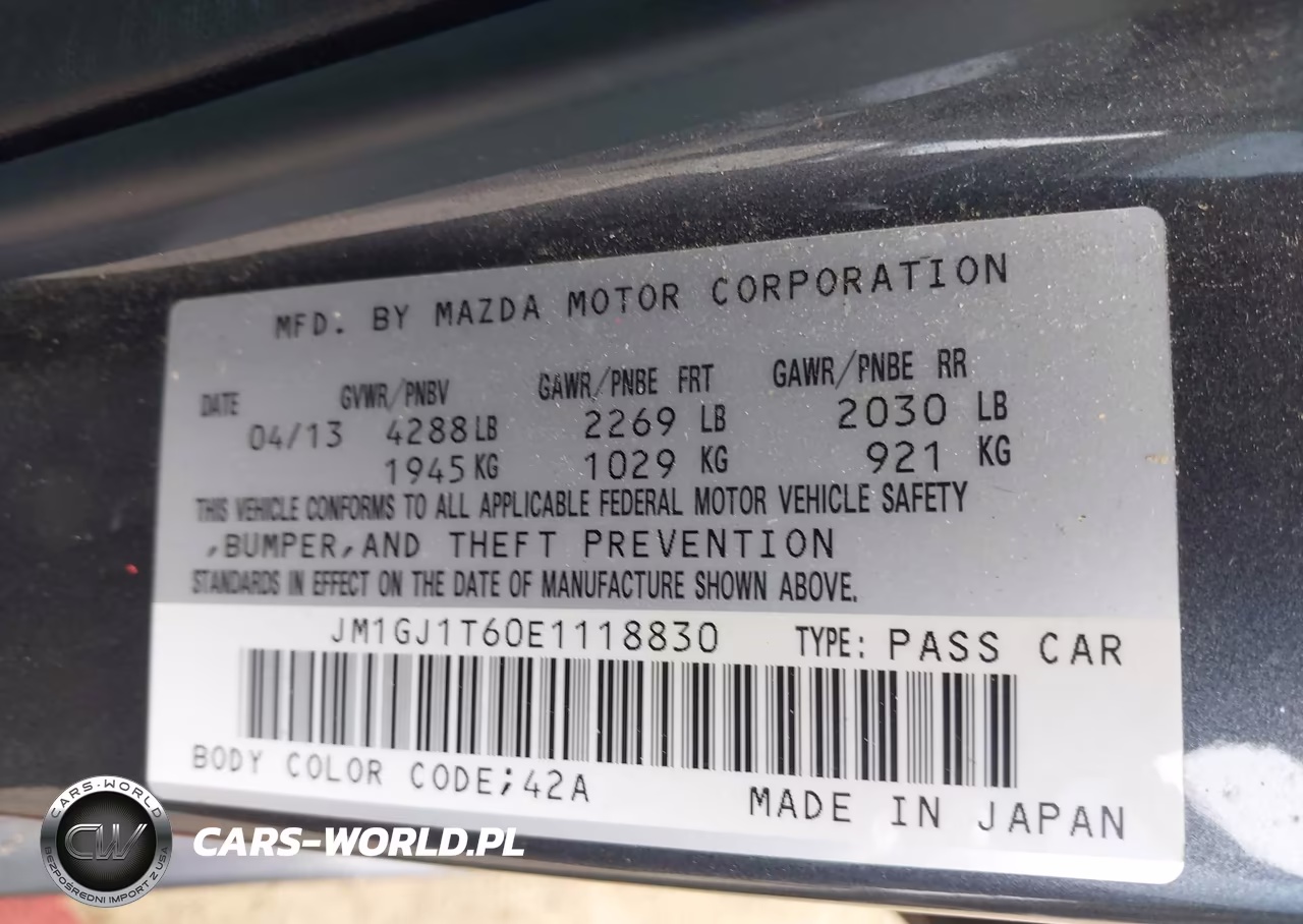 2014 Mazda Mazda6 I Touring VIN:JM1GJ1T60E1118830 - 9