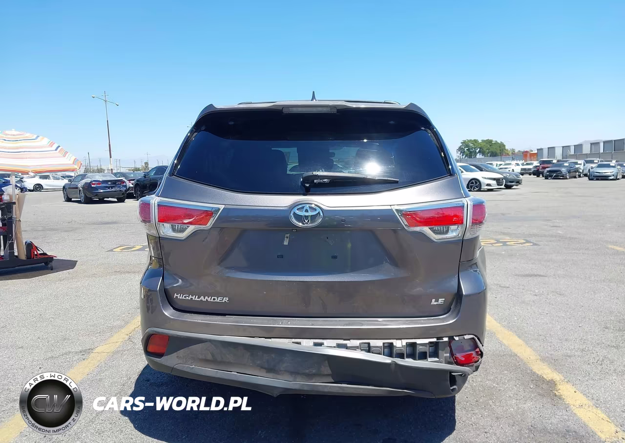 2015 Toyota Highlander Le Plus V6 VIN:5TDZKRFH5FS050207 - 17