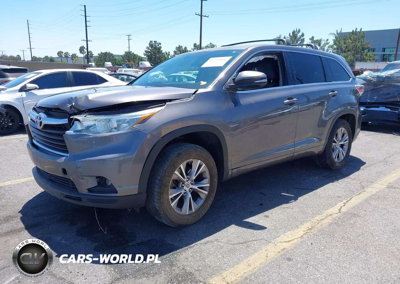 2015 Toyota Highlander Le Plus V6 VIN:5TDZKRFH5FS050207 - 2
