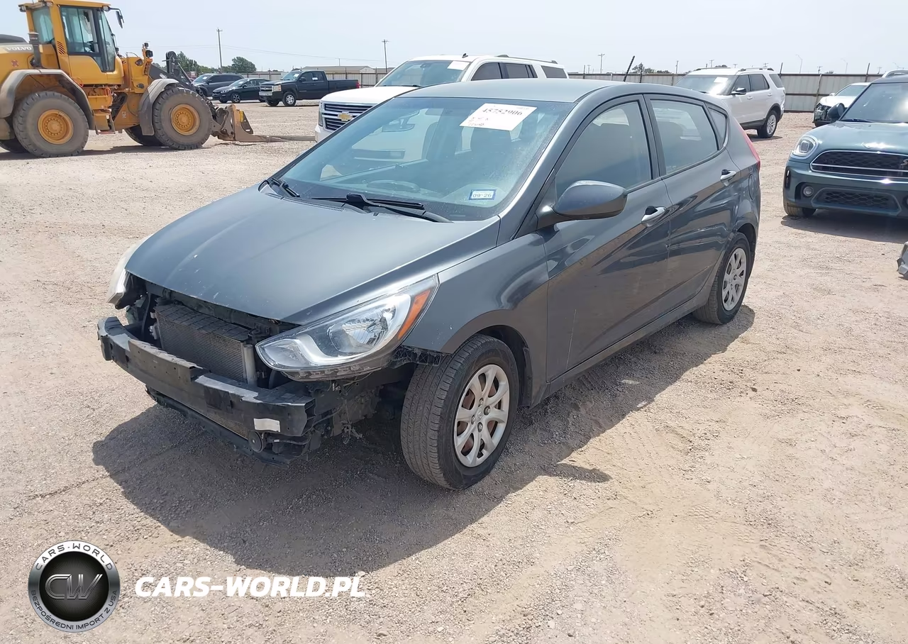 2013 Hyundai Accent Gs VIN:KMHCT5AE7DU100389 - 2