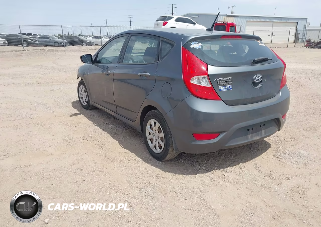 2013 Hyundai Accent Gs VIN:KMHCT5AE7DU100389 - 3