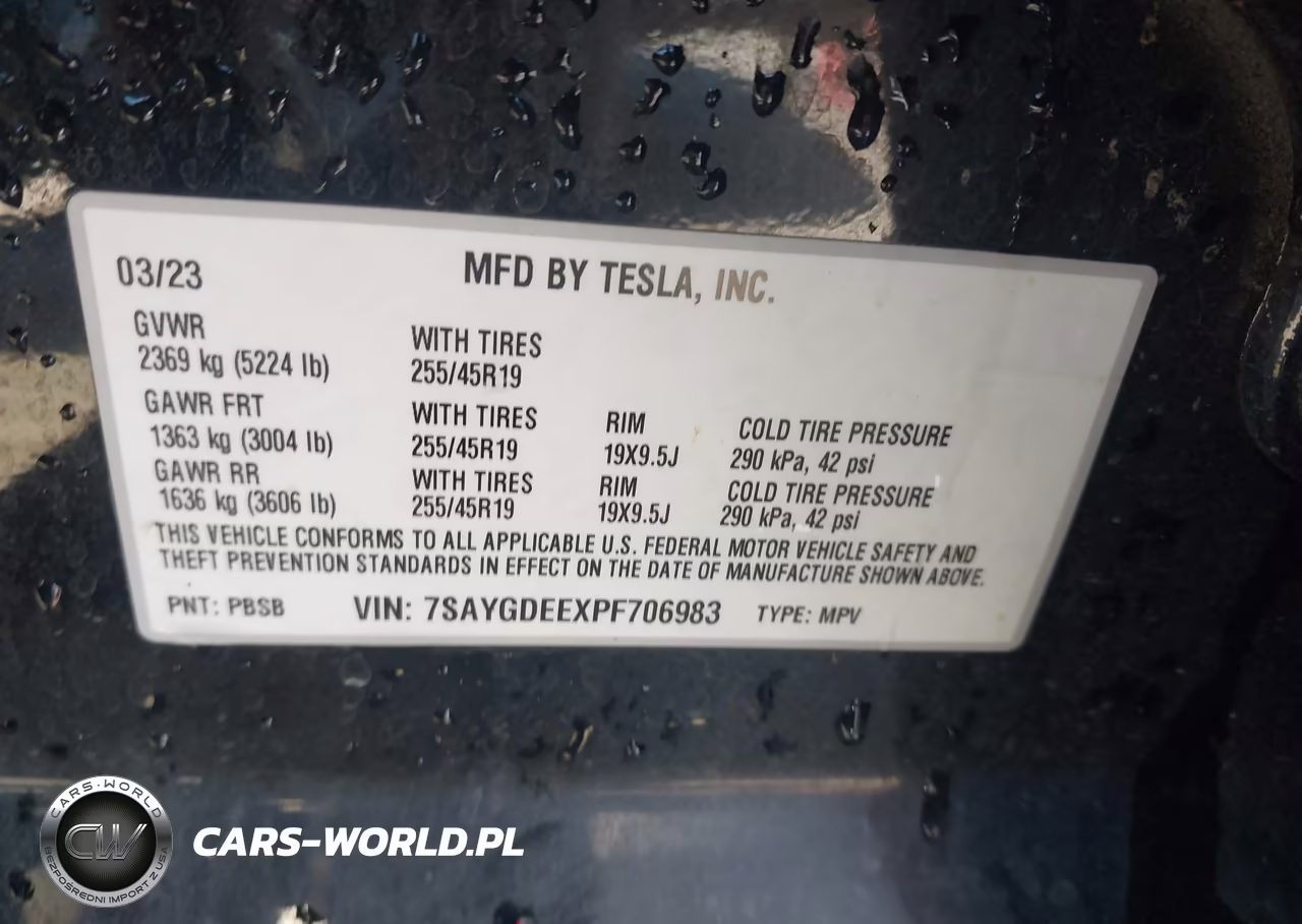 2023 Tesla Model Y Awd-Long Range Dual Motor All-Wheel Drive VIN:7SAYGDEEXPF706983 - 9