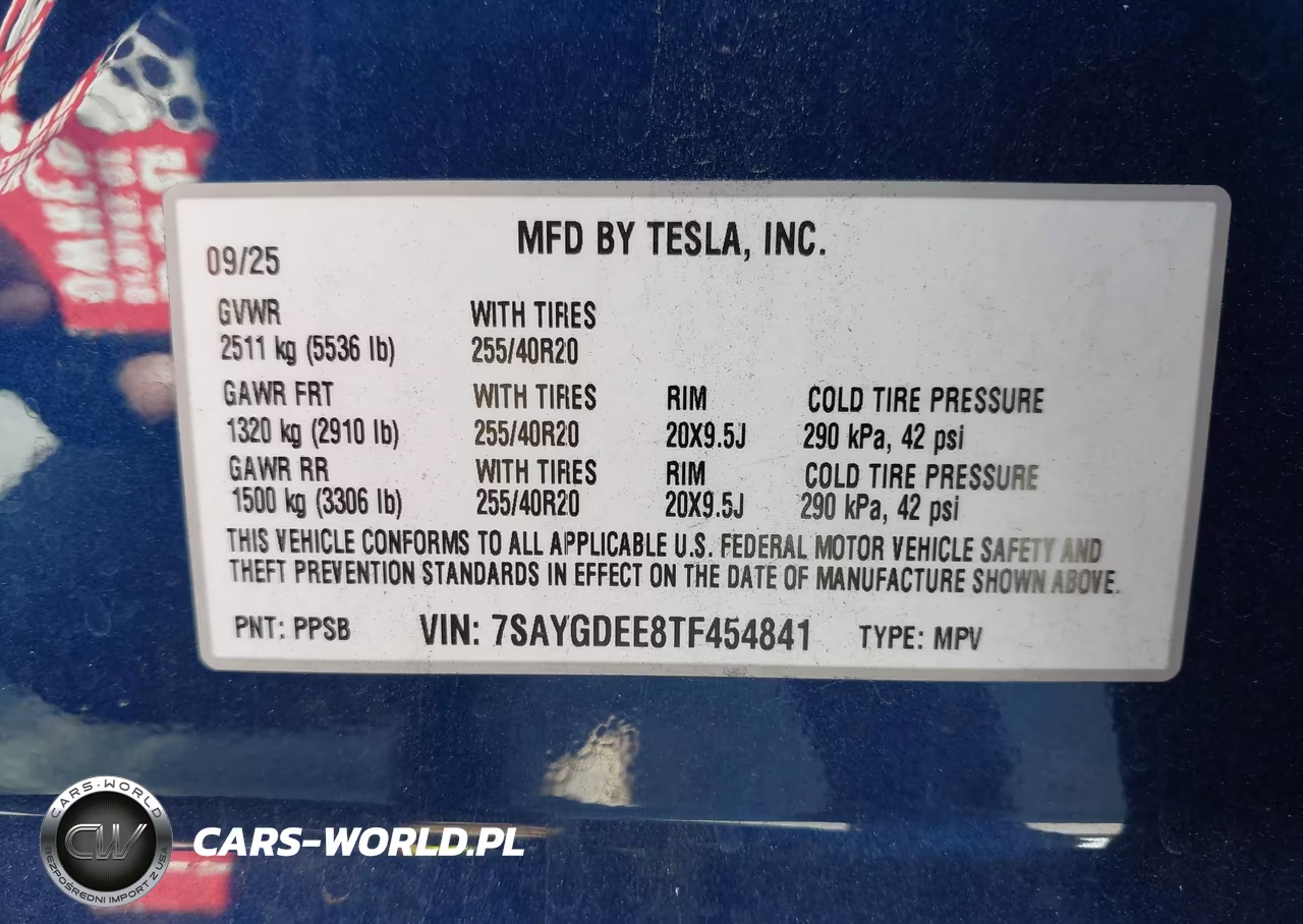 2026 Tesla Model Y All-Wheel Drive-Long Range Launch Series-Premium All-Wheel Drive VIN:7SAYGDEE8TF454841 - 9
