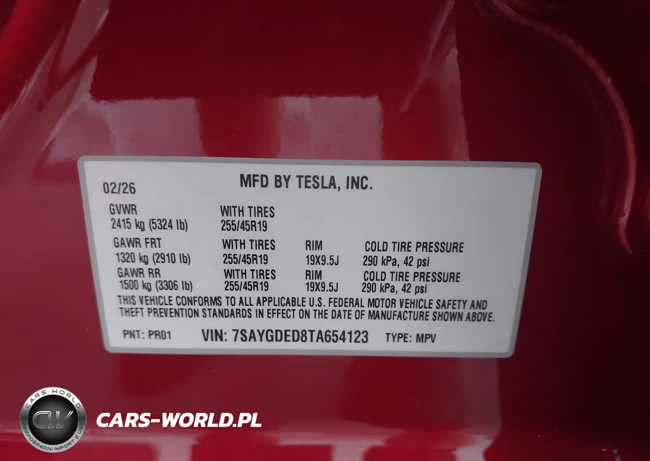 2026 Tesla Model Y Premium Rear-Wheel Drive-Rear-Wheel Drive VIN:7SAYGDED8TA654123 - 9
