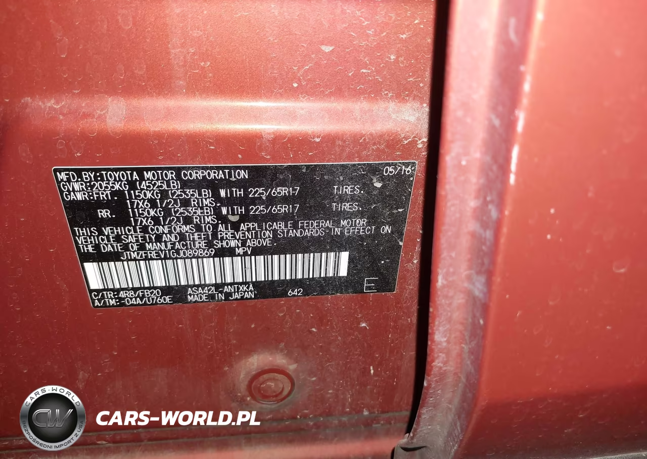 2016 Toyota Rav4 Le VIN:JTMZFREV1GJ089869 - 9