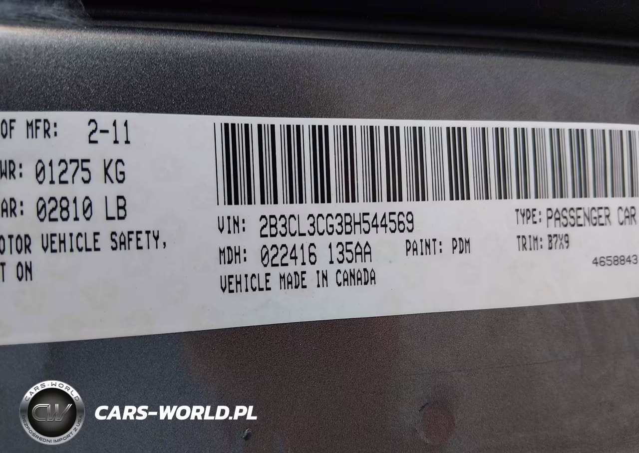 2011 Dodge Charger VIN:2B3CL3CG3BH544569 - 9