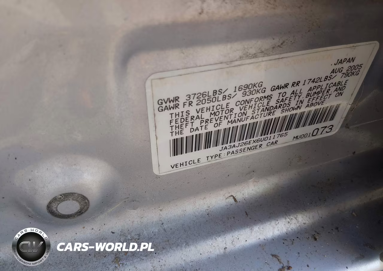 2006 Mitsubishi Lancer Es-Se VIN:JA3AJ26EX6U011765 - 9