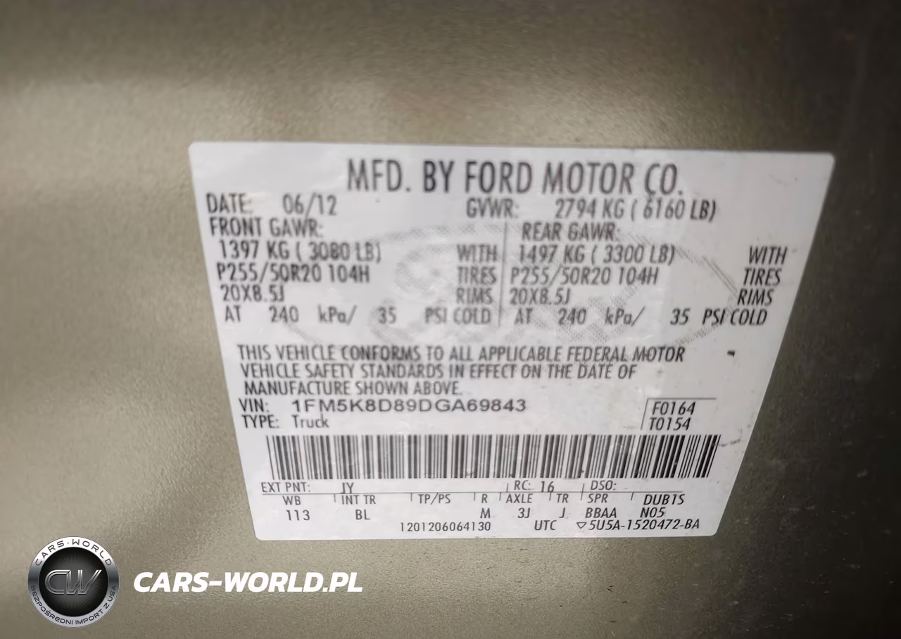 2013 Ford Explorer Xlt VIN:1FM5K8D89DGA69843 - 9