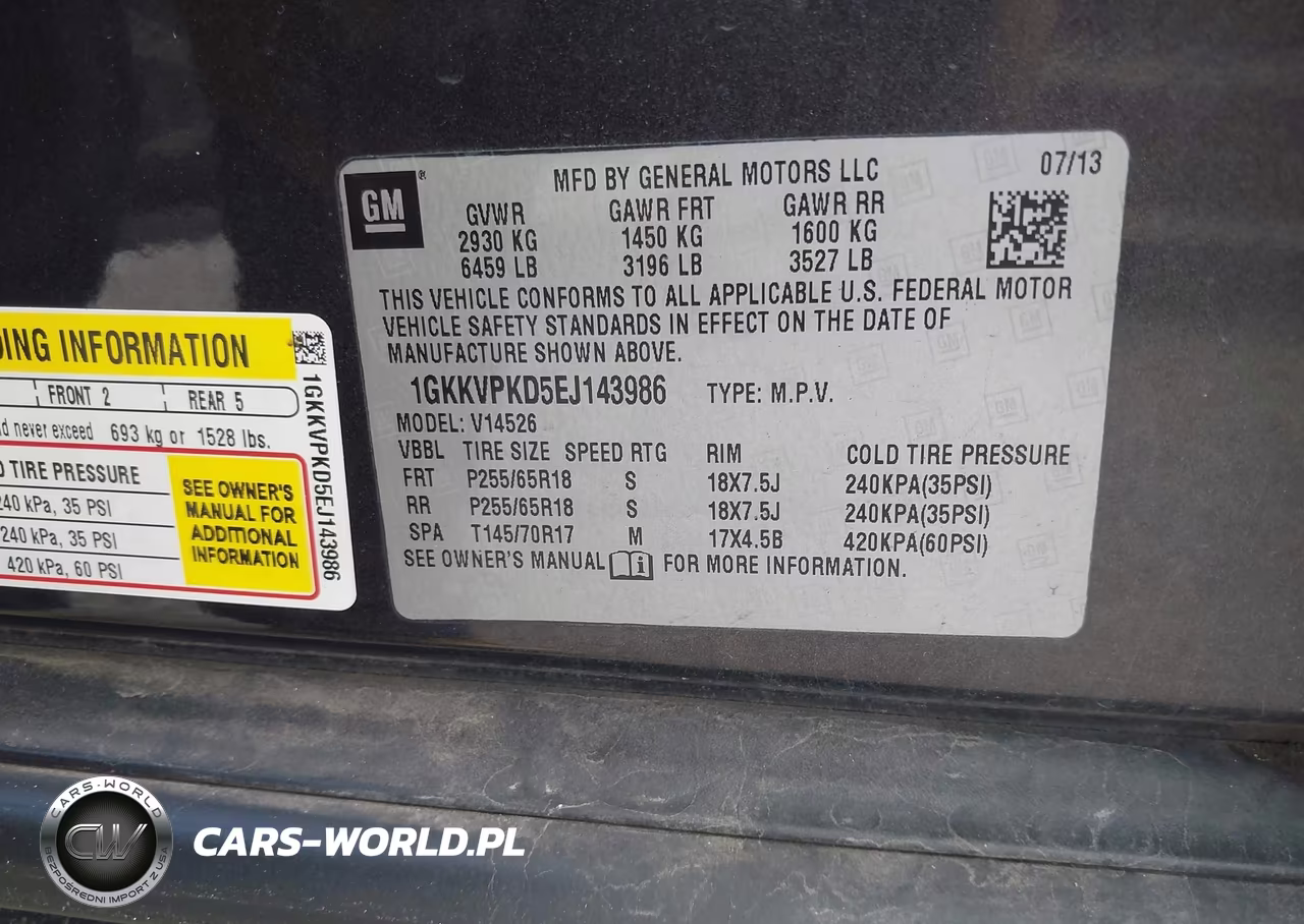 2014 GMC Acadia Sle-2 VIN:1GKKVPKD5EJ143986 - 9
