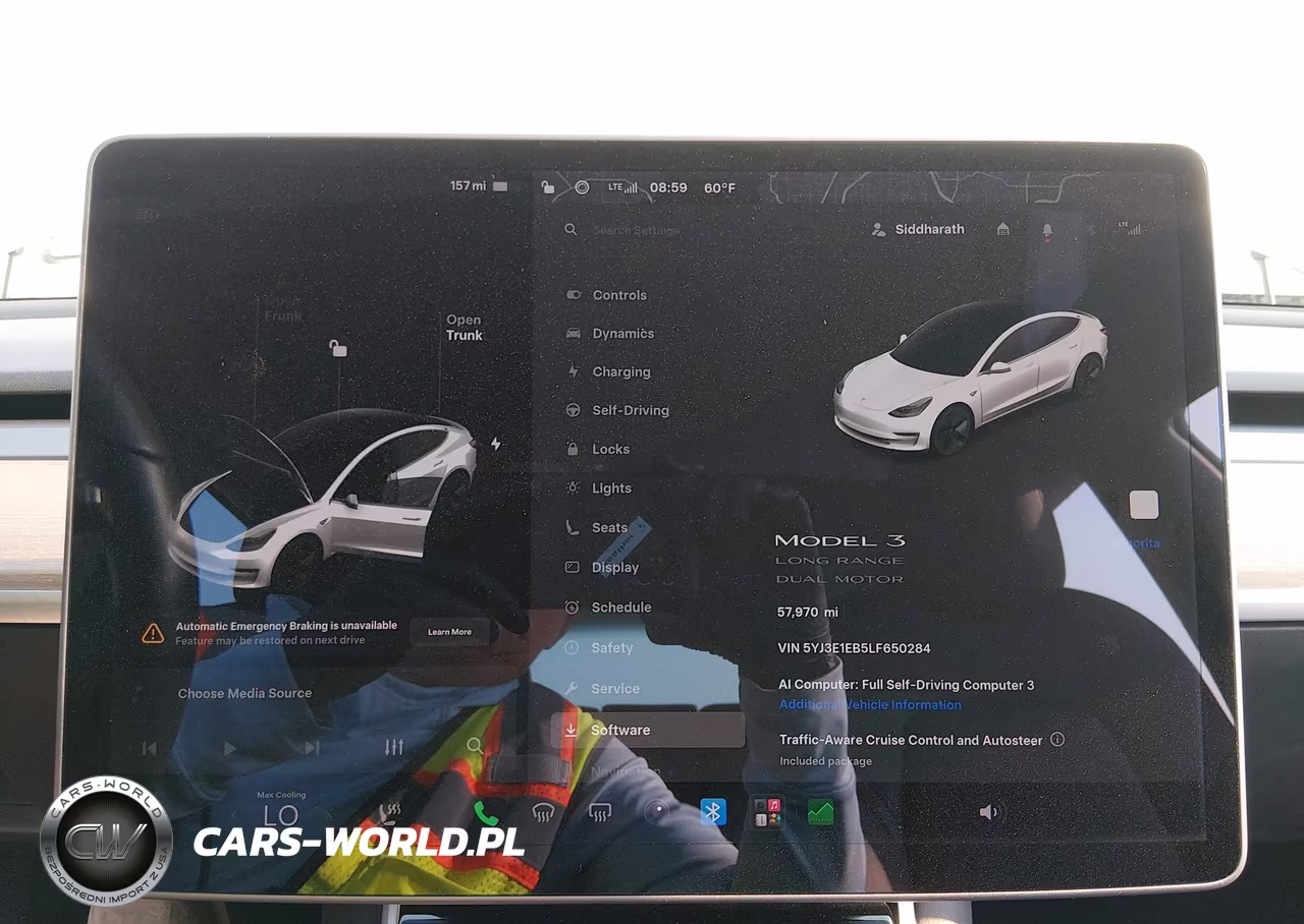 2020 Tesla Model 3 Long Range Dual Motor All-Wheel Drive VIN:5YJ3E1EB5LF650284 - 7