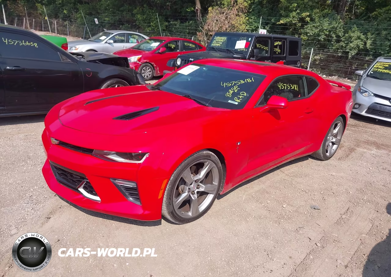 2018 Chevrolet Camaro 1Ss VIN:1G1FF1R71J0122455 - 2