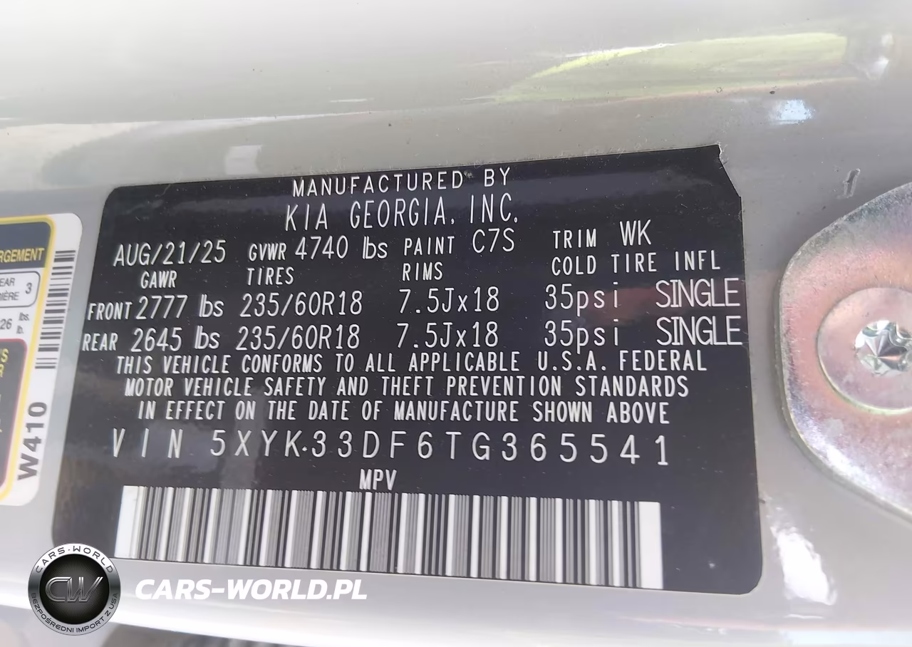 2026 Kia Sportage Ex VIN:5XYK33DF6TG365541 - 9