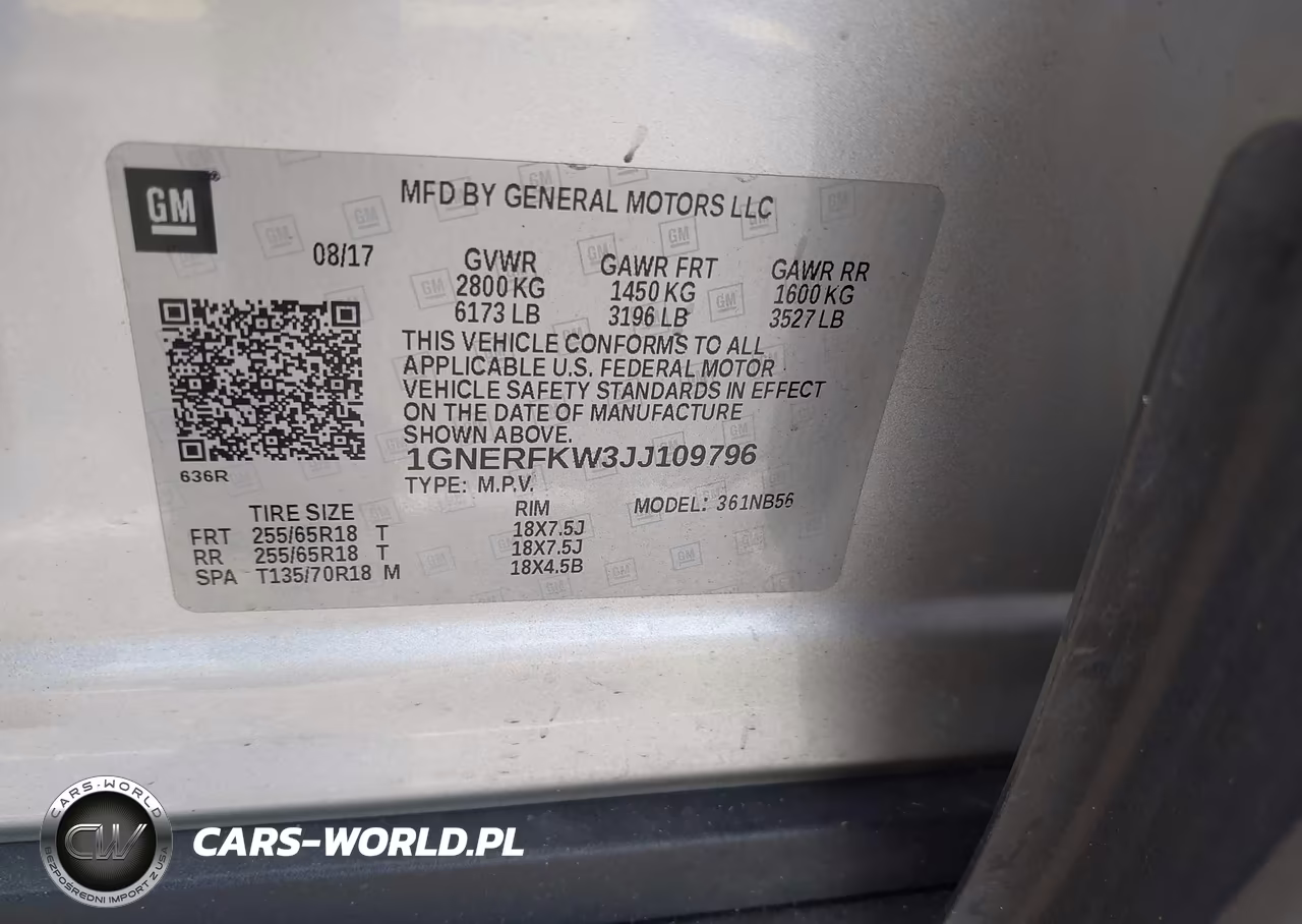 2018 Chevrolet Traverse Ls VIN:1GNERFKW3JJ109796 - 9