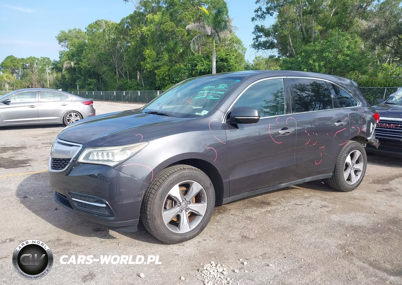 2016 Acura Mdx Acurawatch Plus Package VIN:5FRYD3H26GB018009 - 2