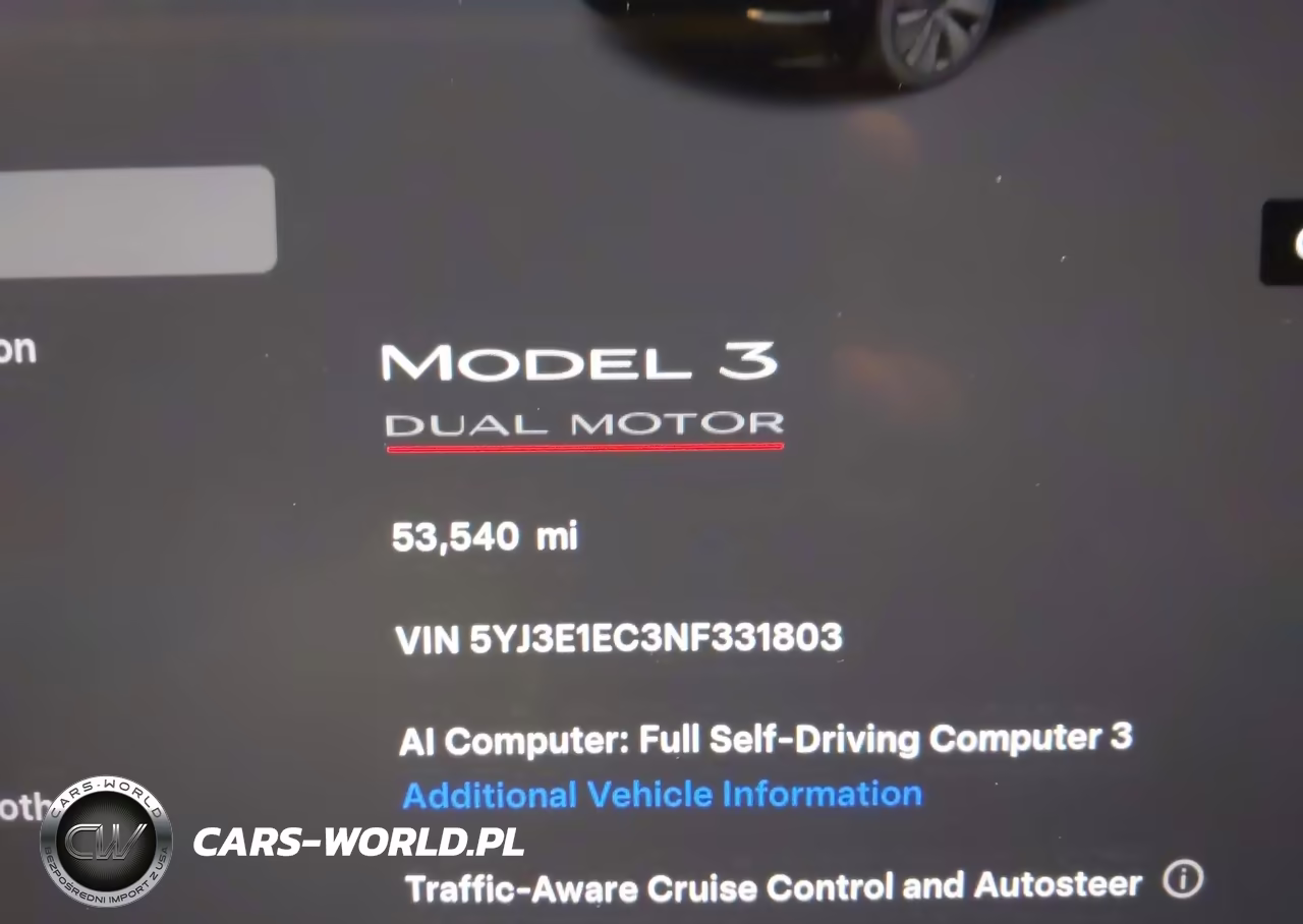 2022 Tesla Model 3 Performance Dual Motor All-Wheel Drive VIN:5YJ3E1EC3NF331803 - 16
