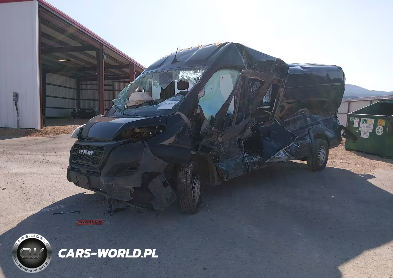 2025 Ram Promaster 3500 Cargo Van Tradesman High Roof 159 Wb Ext VIN:3C6MRVJG1SE544105 - 2