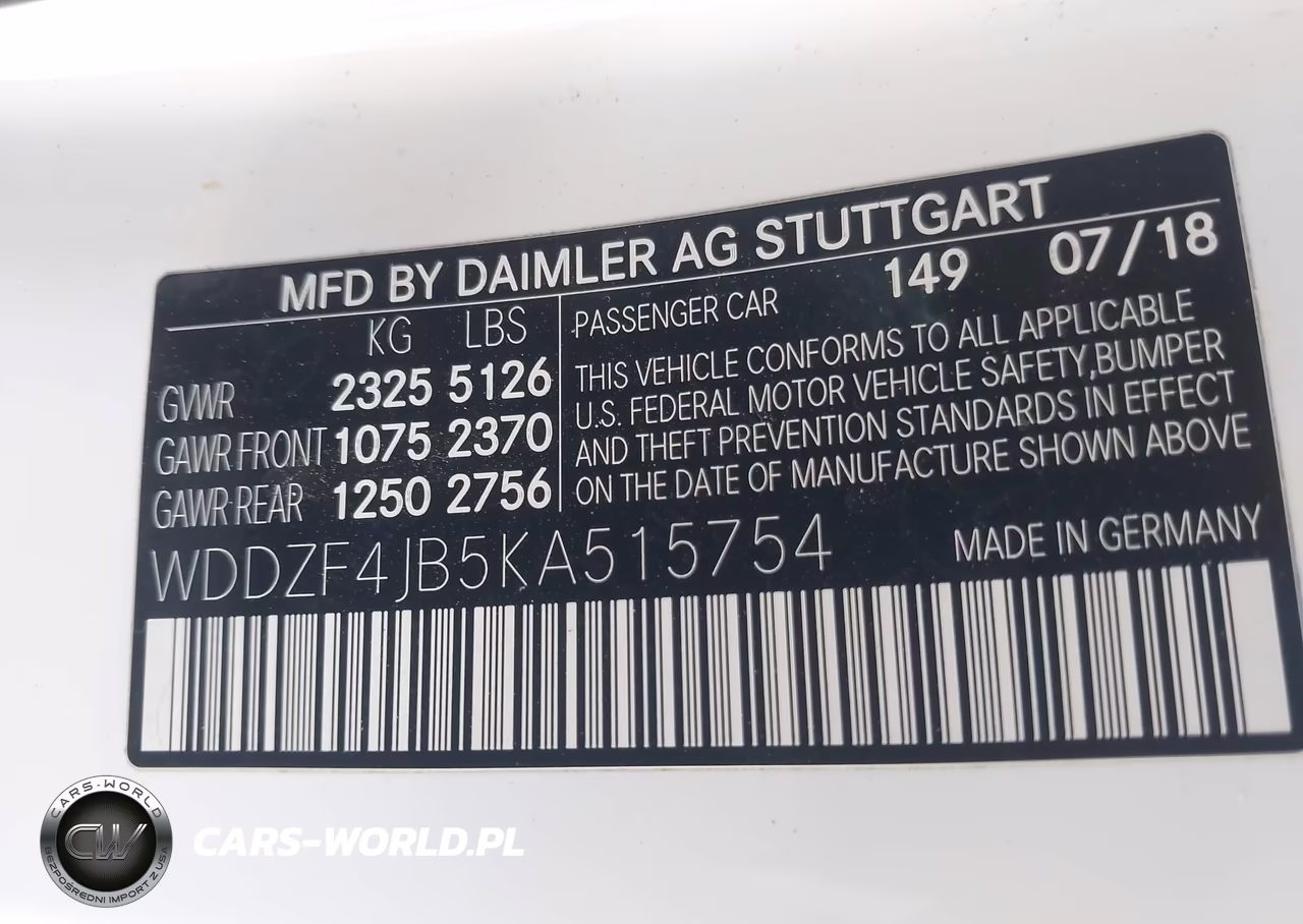 2019 Mercedes-Benz E 300 VIN:WDDZF4JB5KA515754 - 9
