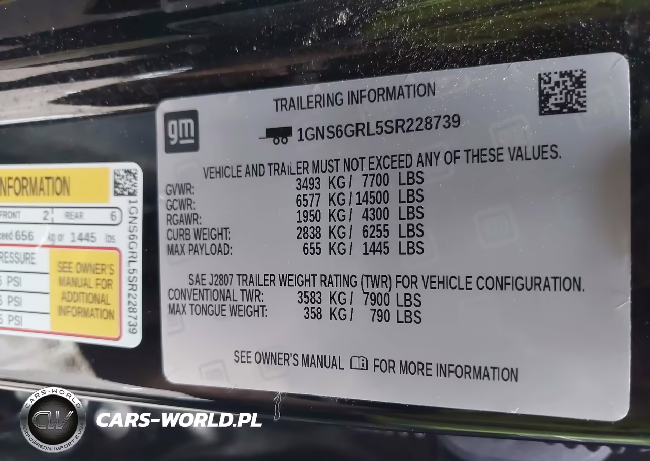 2025 Chevrolet Suburban 4Wd High Country VIN:1GNS6GRL5SR228739 - 9