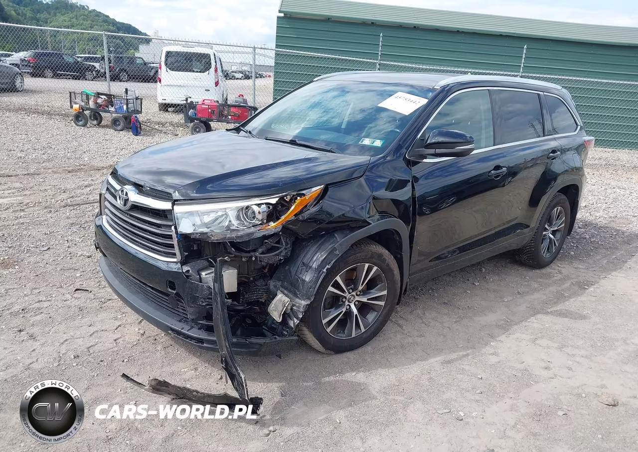 2016 Toyota Highlander Xle V6 VIN:5TDJKRFH3GS504016 - 2