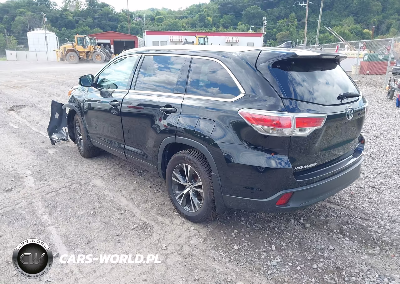 2016 Toyota Highlander Xle V6 VIN:5TDJKRFH3GS504016 - 3
