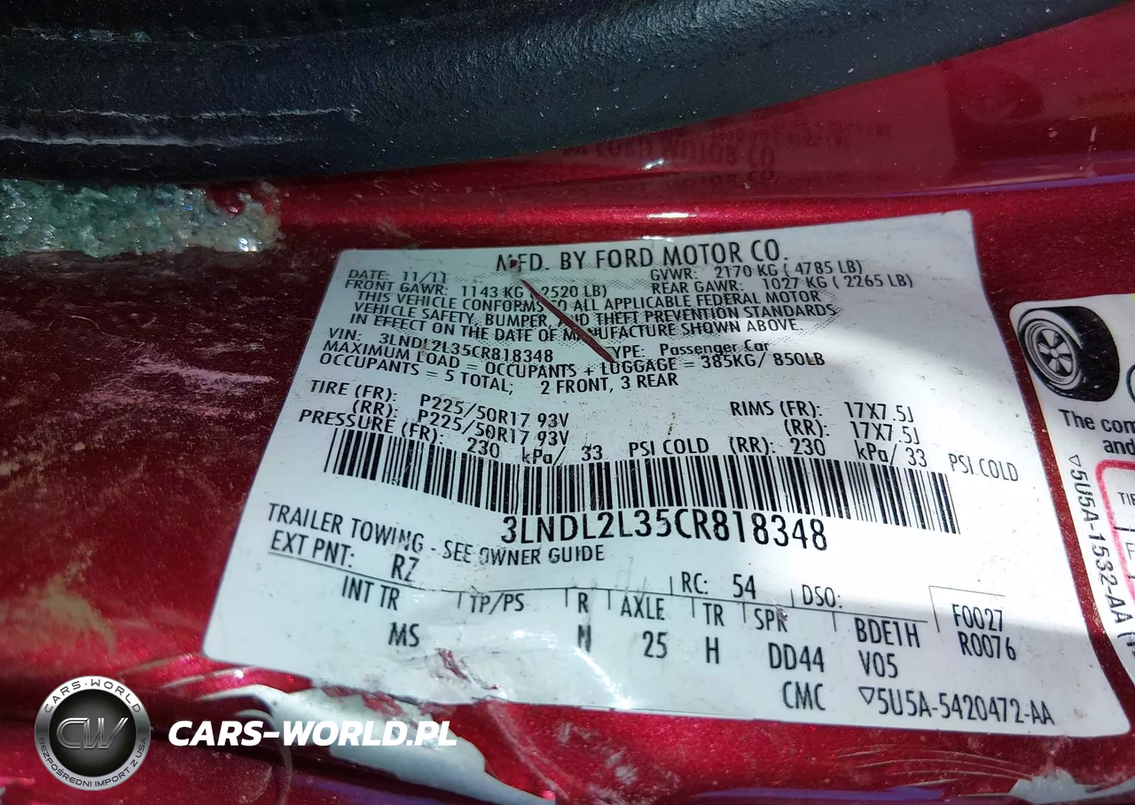 2012 Lincoln Mkz Hybrid VIN:3LNDL2L35CR818348 - 9