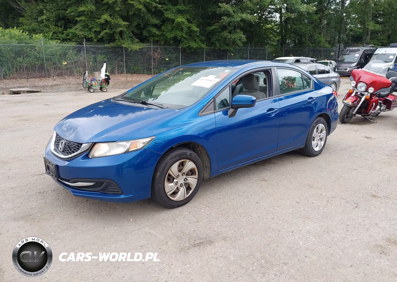 2014 Honda Civic Lx VIN:2HGFB2F50EH549382 - 2