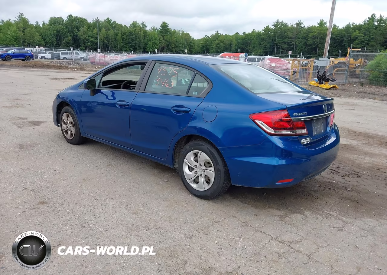 2014 Honda Civic Lx VIN:2HGFB2F50EH549382 - 3